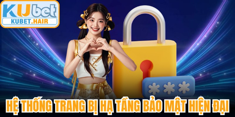 Hệ thống trang bị hạ tầng bảo mật hiện đại